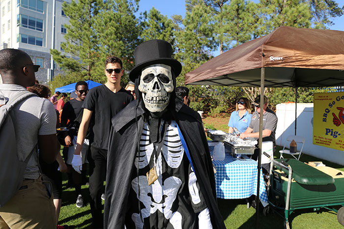 Dooley attends Dooley's Week events.