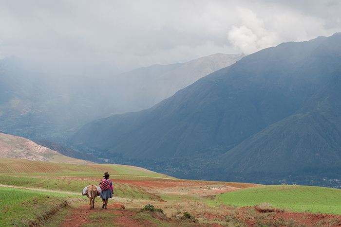 First place: "Mountains near Urubamba, Peru." Photo by Photo by Photo by Rebecca Leff.