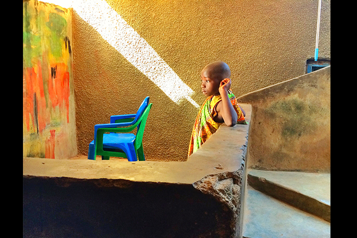 Second place: "Backdrop," Ghana. Photo by Karishma Mehrotra.