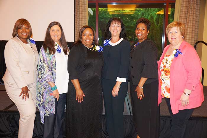 Members of the Emory Healthcare Nursing Recruitment and Retention Council's Nurse Week Awards Banquet Committee