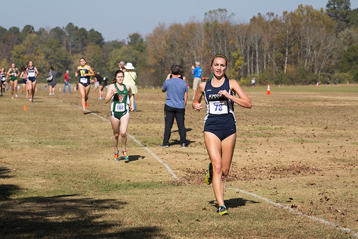Junior Gabrielle Stravach ranked as the women's cross country team¿s top performer in all seven of her meets.