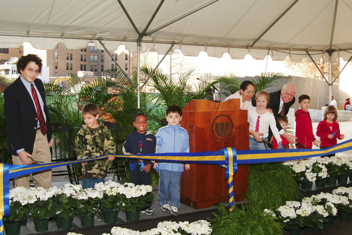 In 1997, the Emory-Children's Center opened. Lawley postponed his own medical education building in favor of the pediatric building. Faculty had been working in WWII-era trailers.
