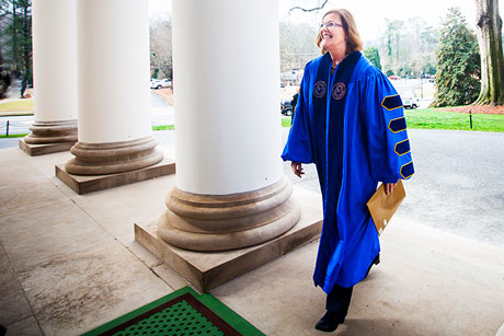 The inauguration of Claire E. Sterk, Emory's 20th president