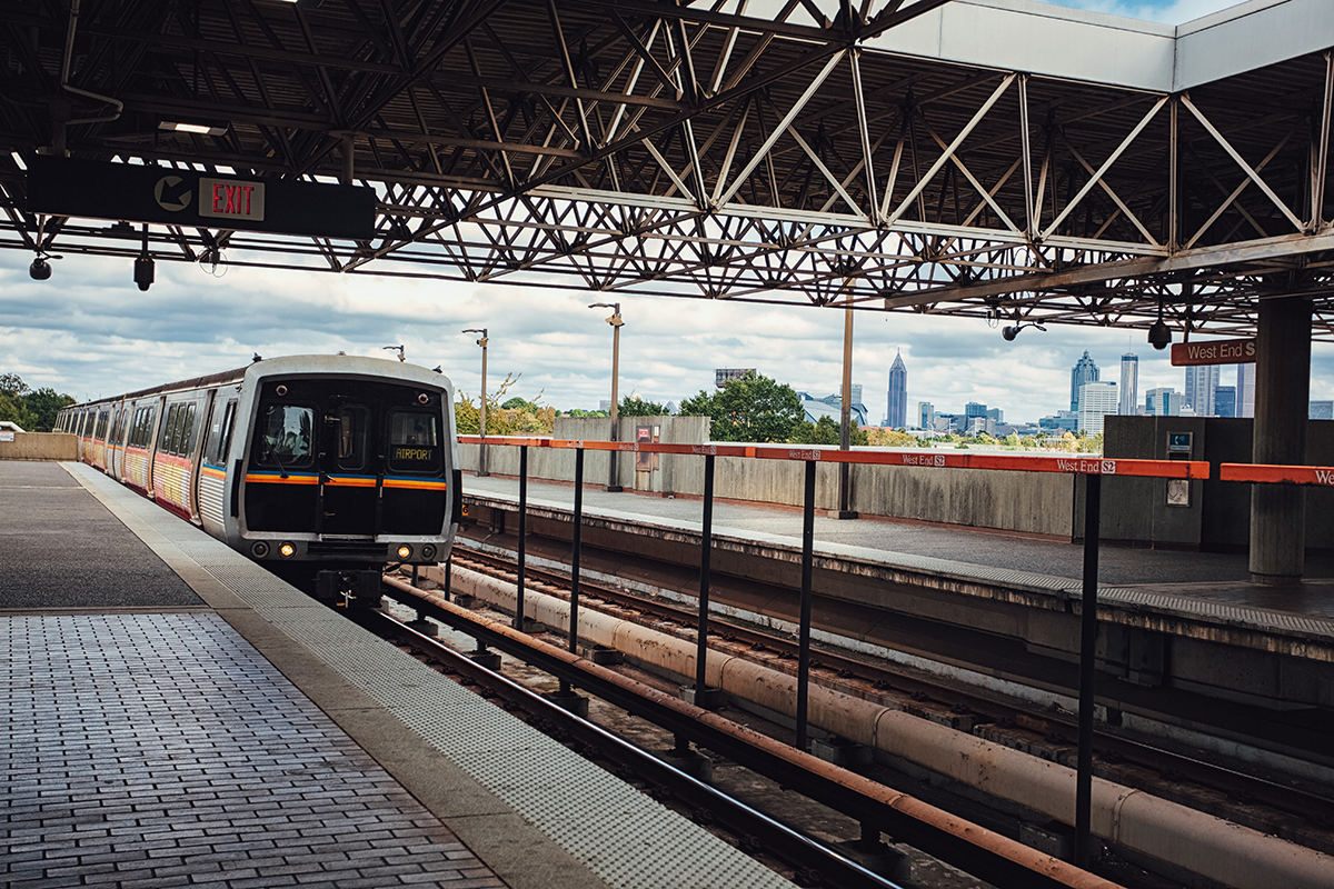 Stock photo of a MARTA Train