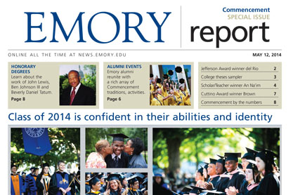 Emory Report Commencement 2014