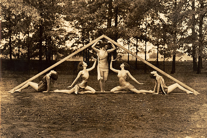 These images from the Rose Library¿s Atlanta Ballet collection showing dancers in site-specific performances are believed to be from 1930s or 1940s. Image credits: Atlanta Ballet collection, Rose Library at Emory University.