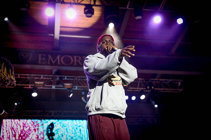 Lil Yachty performs at a Dooley's Week concert