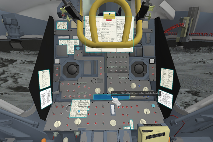 Simulation of inside the rocket