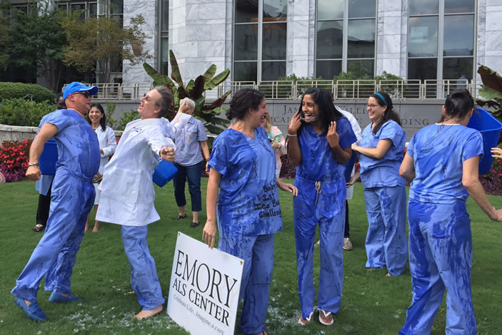 The Ice Bucket Challenge (#alsicebucketchallenge) raised millions in for ALS last year, including funds which came back to Emory for use in ALS research.