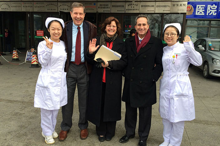 Emory faculty members paid a visit to their medical colleagues in the Jilin province of northeast China.