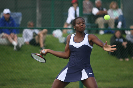 Gabrielle Clark of the Emory women's tennis team.