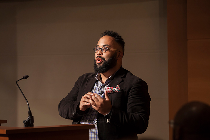 Kevin Young, who has served as Charles Howard Candler Professor of Creative Writing and English and curator of literary collections and the Raymond Danowski Poetry Library