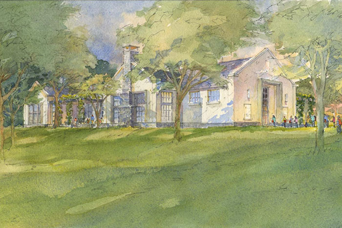 rendering of new dining hall 