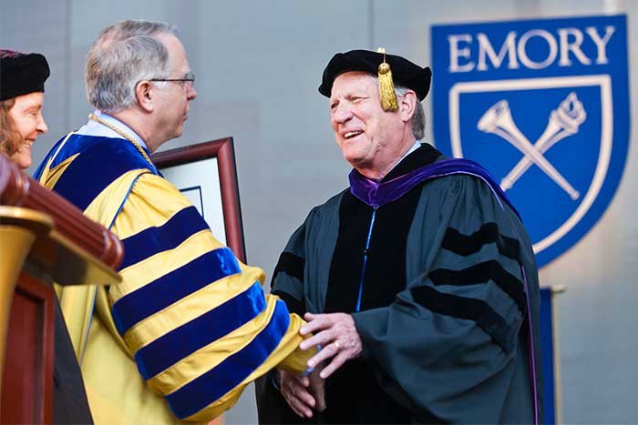 Thomas Long, Bandy Professor of Preaching in the Candler School of Theology, earned the United Methodist Church University Scholar/Teacher Award.