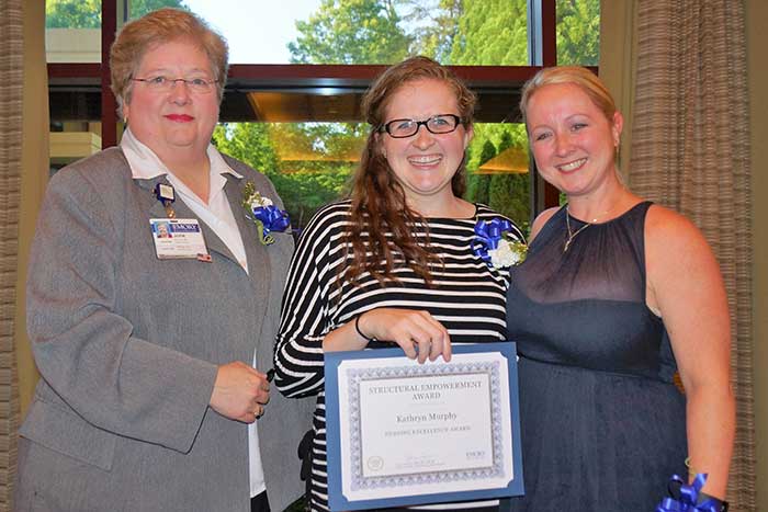 Nursing Excellence Award honorees from Emory Saint Joseph's Hospital