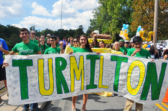 Turmilton's group in the Homecoming parade