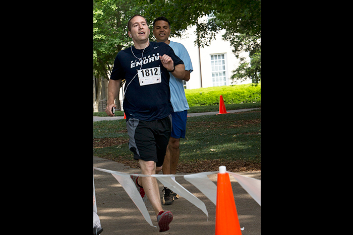 In a change for this year, the annual Fun Run and Walk combined with a new route ending on the Quad.