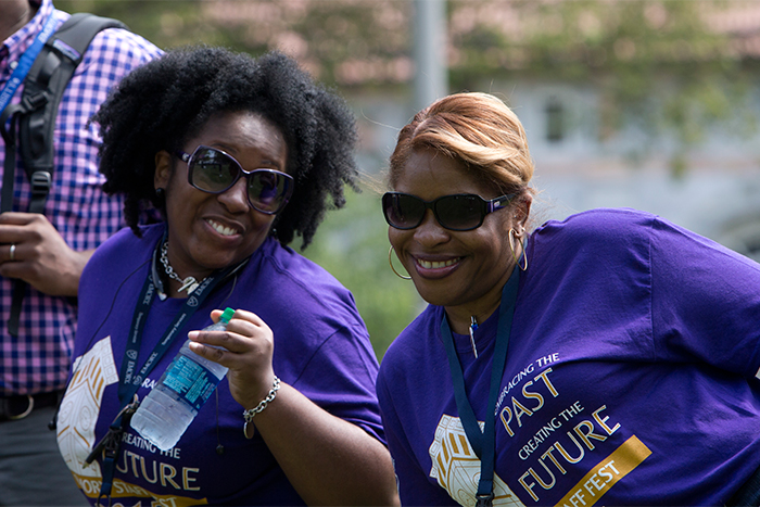 This year's Staff Fest theme was "Embracing the Past, Creating the Future."