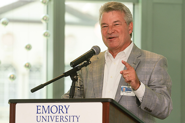 David Pugh, vice President for facility and space design for Emory Healthcare says this project has been a labor of love, with so many different people involved in the tower's design.