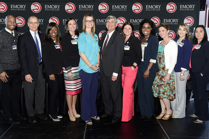 From the April 5th press conference:  Members of the Emory Healthcare Executive Park team 