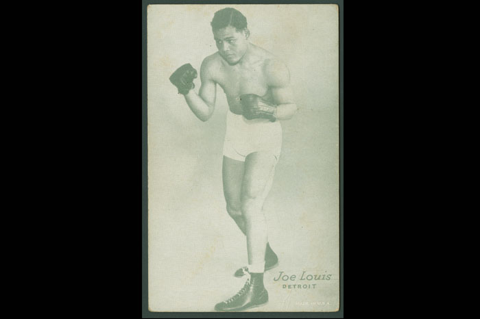 A publicity photo of Joe Louis, 1934
