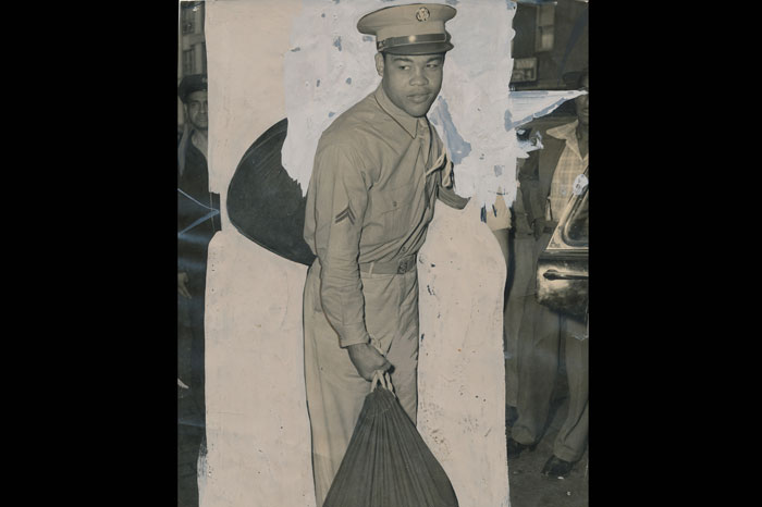 Joe Louis Barrow in his US Army uniform. 