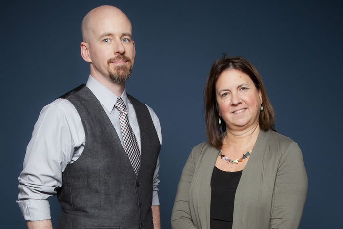 Health economists Jason Hockenberry and Kimberly Rask, who is also an internist, help frame the Center for Behavioral Health Policy Studies' studies.