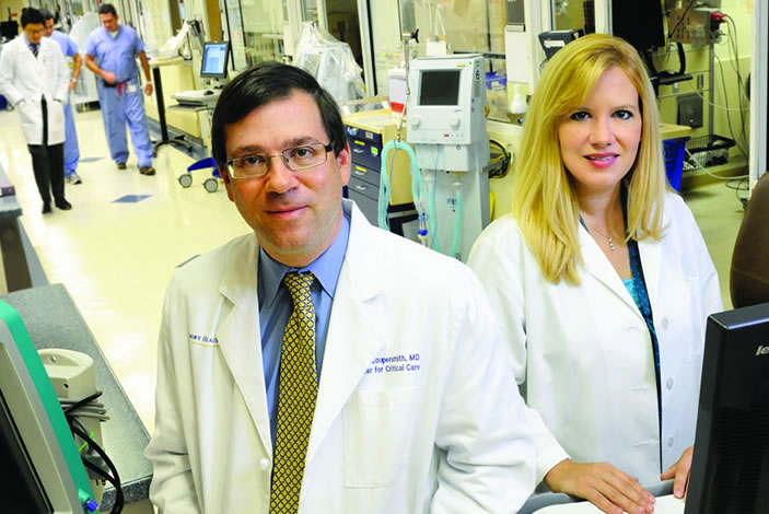 Critical care specialist Craig Coopersmith has teamed up with Mandy Ford, the research director of the Emory Transplant Center, to investigate sepsis.
