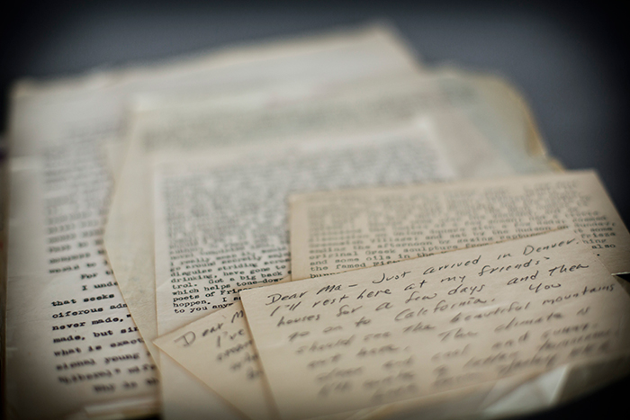 Various Kerouac correspondence and manuscripts, 1940s to 1960s.