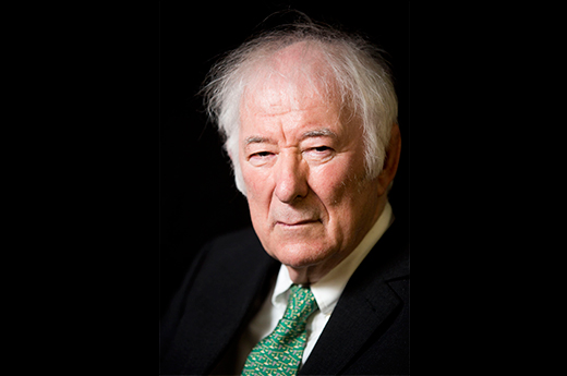 Irish poet Seamus Heaney, photographed at Emory University in March 2013 by Bryan Meltz of Emory University Photo/Video.
