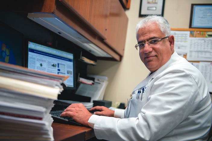 Emory professor Maziar Zafari is chief of cardiology at the Atlanta VA Medical Center, where his research has changed outcomes for cardiopulmonary resuscitation, improving survival so much that his strategies were copied by other VA facilities across the country and have been referenced in the American Heart Association's CPR guidelines.