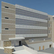 Three-story addition to the neuroscience research facility
