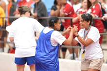 Special Olympics volunteers