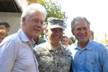 Bill Clinton, Ken Keen, George W. Bush