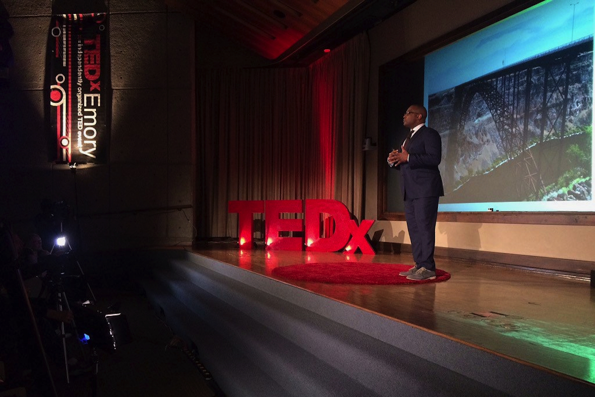 Ken Carter giving TEDx talk